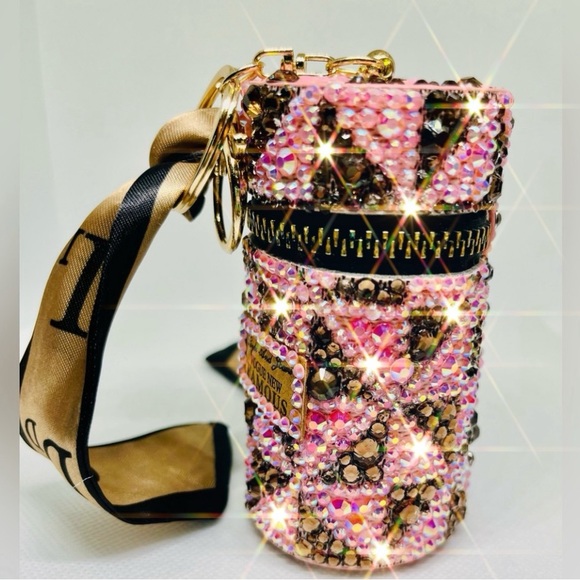 Bedazzled Lipstick Case Keychain - Picture 7 of 7